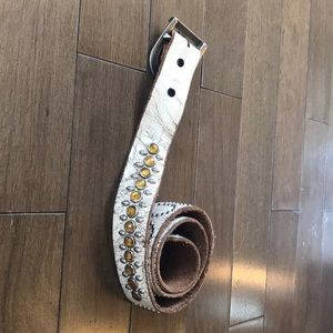 Distressed vintage belt